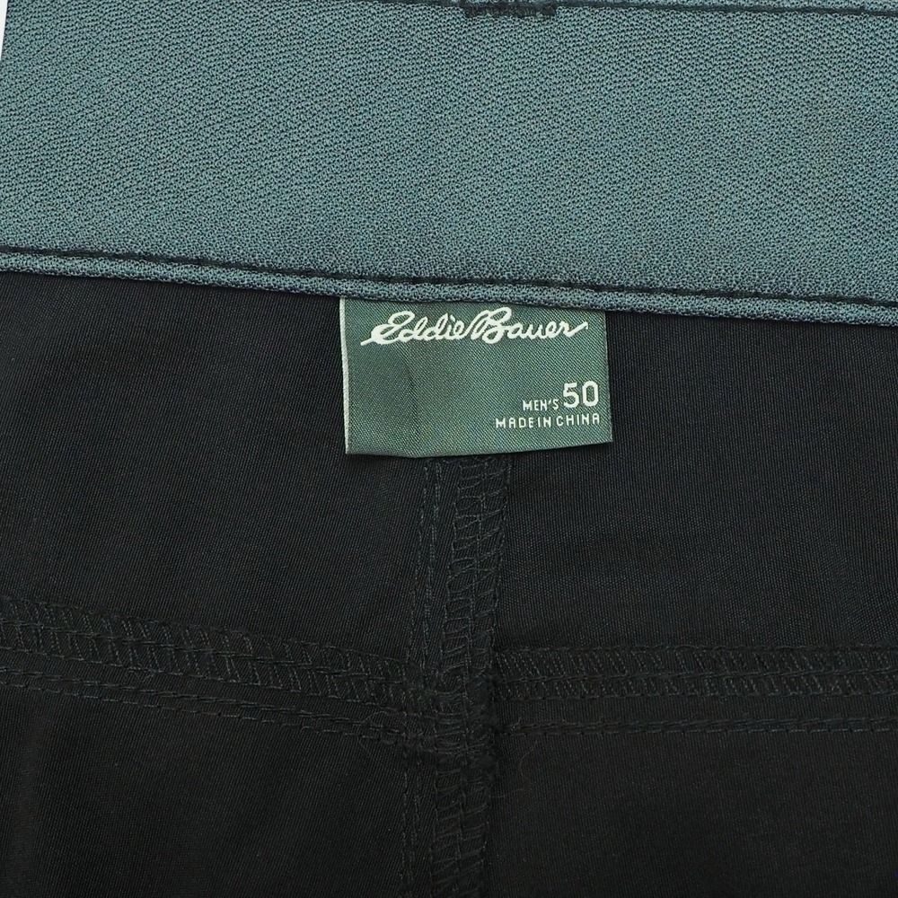 New Eddie Bauer Rainier Chino Shorts Mens 50 Black Stretch Outdoor Hiking Tech - Picture 7 of 7